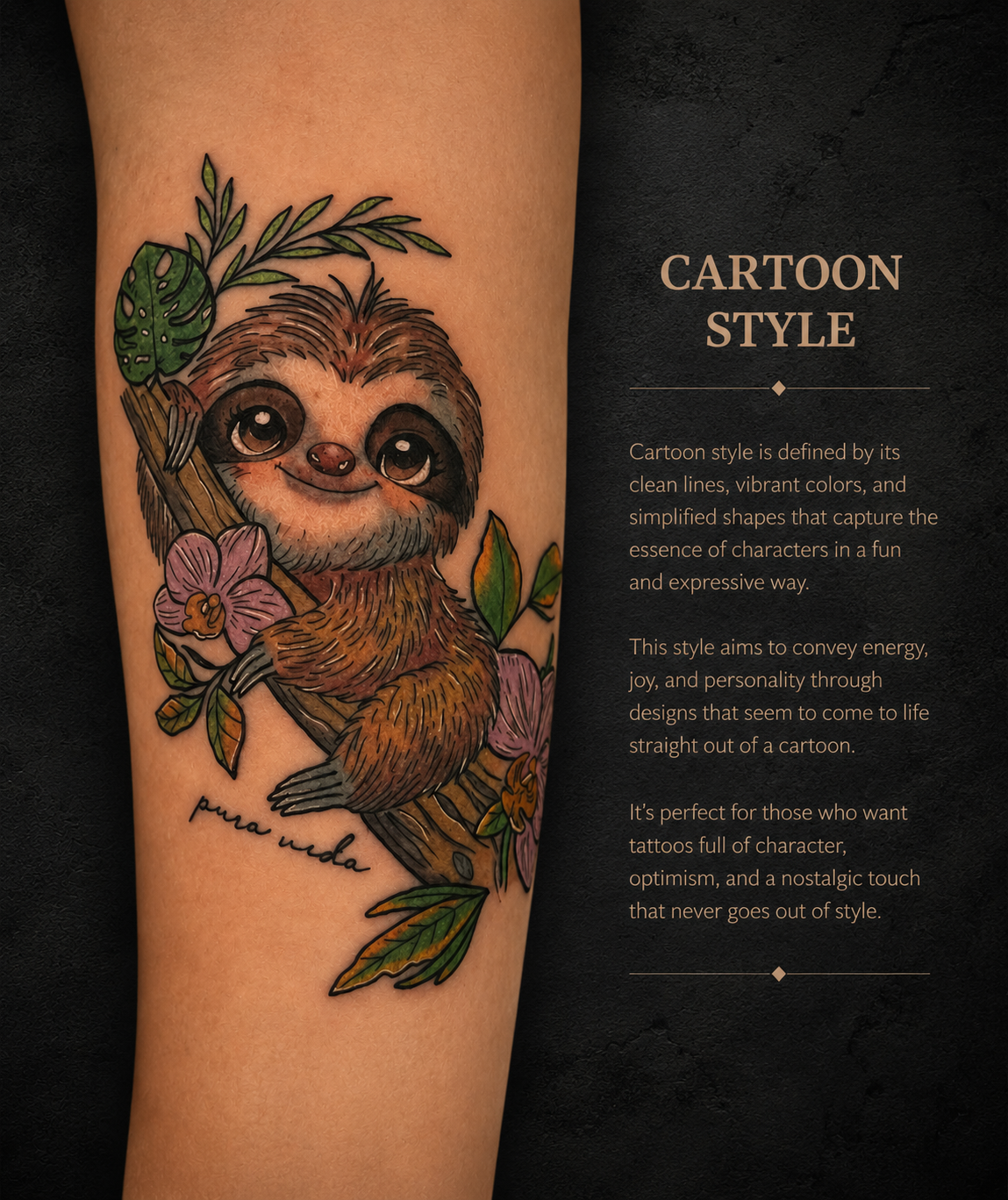 Cartoon tattoo portfolio